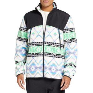 Alpine Design Men's Sherpa Fleece Jacket Size XL Aztec Green NWT $85